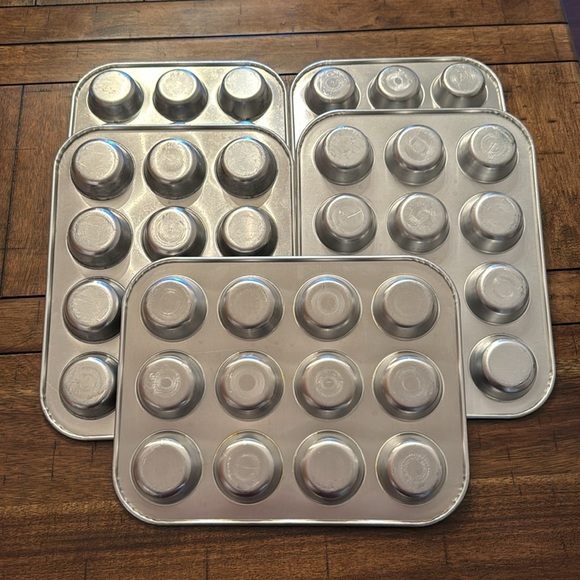 Baking Mini Muffin Aluminum Pans (set of 5) - Picture 8 of 8